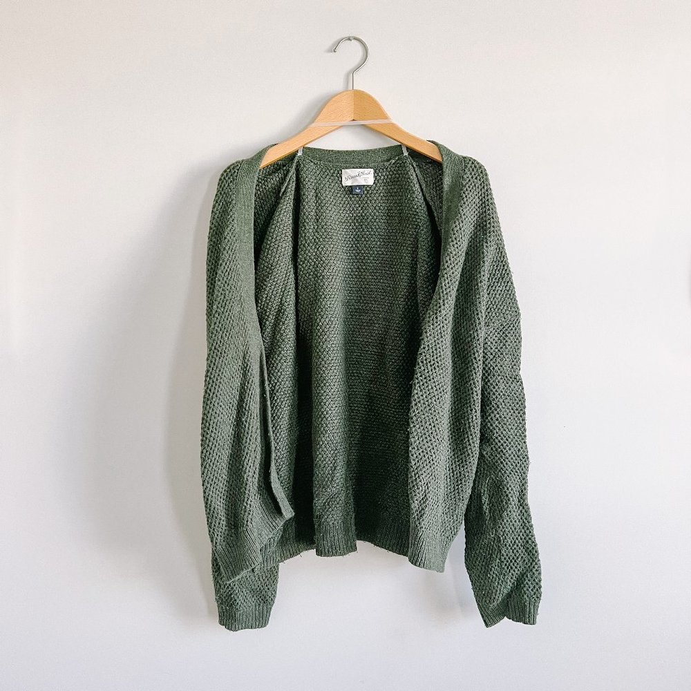 Target Universal Thread Forest Green Open-Front Knit Cardigan